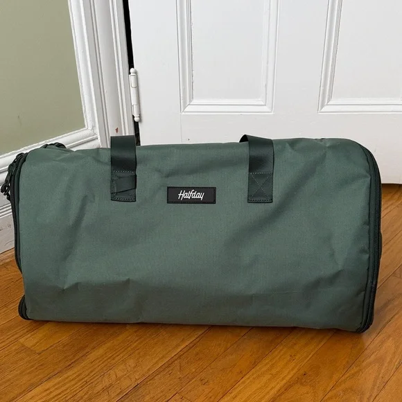 Halfday Forest Green Men's Duffel Bag - Picture 1 of 5